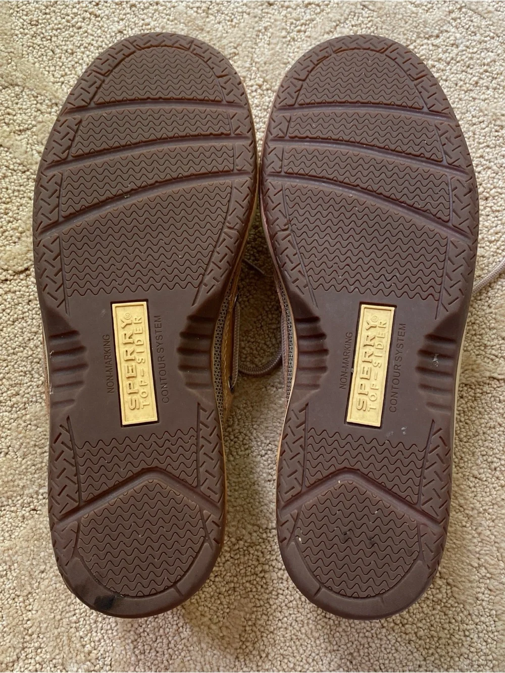 Sperry Men's Billfish 3-Eye Boat Shoes Tan/Beige Size 10 US 0799023 Top-sider